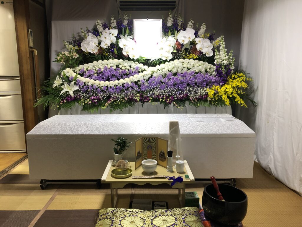 自宅葬(北区)で家族葬プラン事前相談割引き(２日葬)でご利用されたお客様の実例の画像