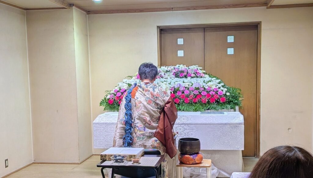 大阪市立北斎場(大阪市北区)を家族葬プラン事前相談割引き(２日葬)でご利用されたお客様(大阪市淀川区)の実例の画像